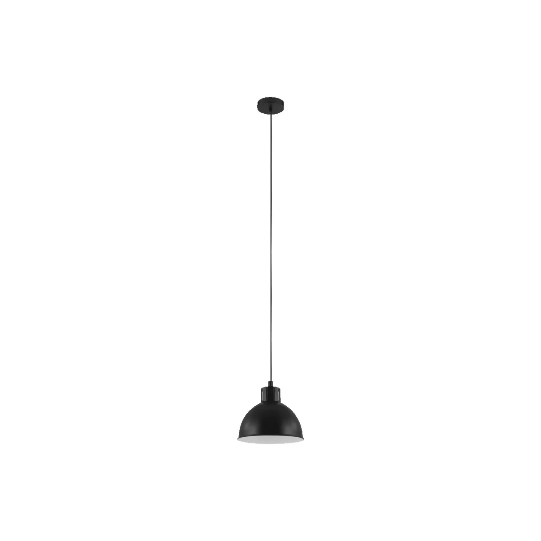 TRURO PENDEL SORT/HVID 21 CM>Eglo Hot