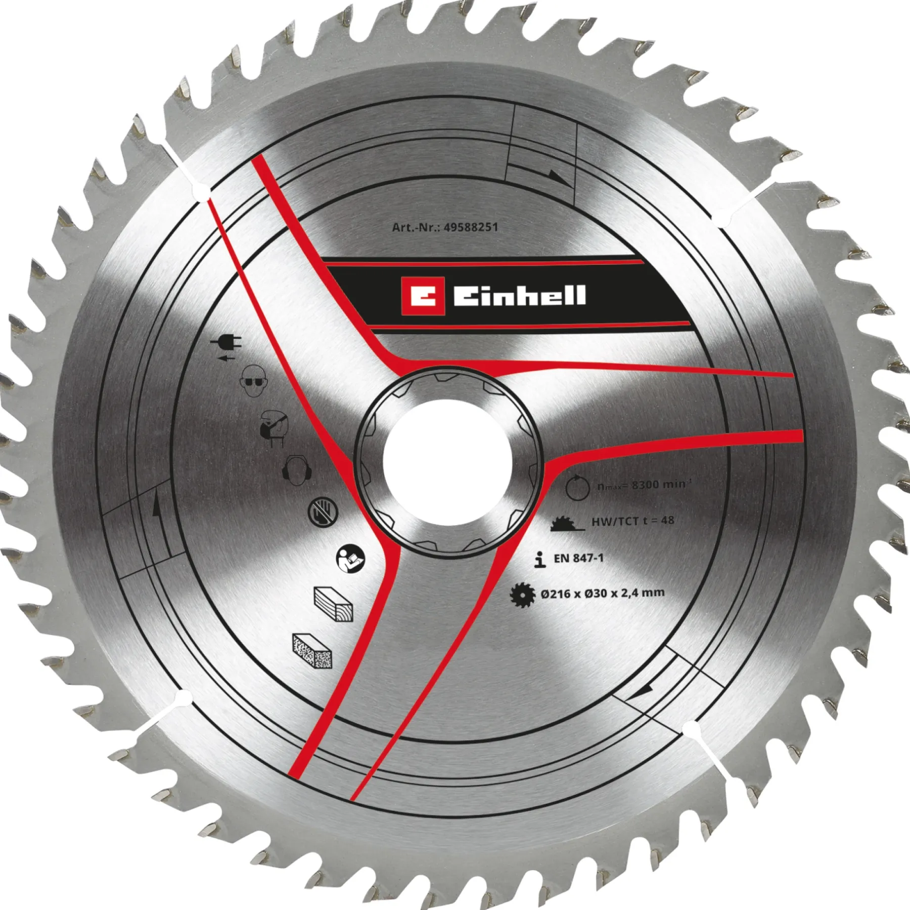 Tilbehør Elværktøj ^ Einhell RUNDSAVKLINGE Ø216 X 30 MM