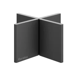 FORHØJELSESPROFIL 15X53X3MM SORT 100 STK>Eurotec Outlet