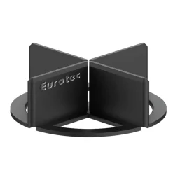 Plastkiler & Klodser ^ Eurotec FORHØJELSESPROFIL 15X53X3MM SORT 100 STK