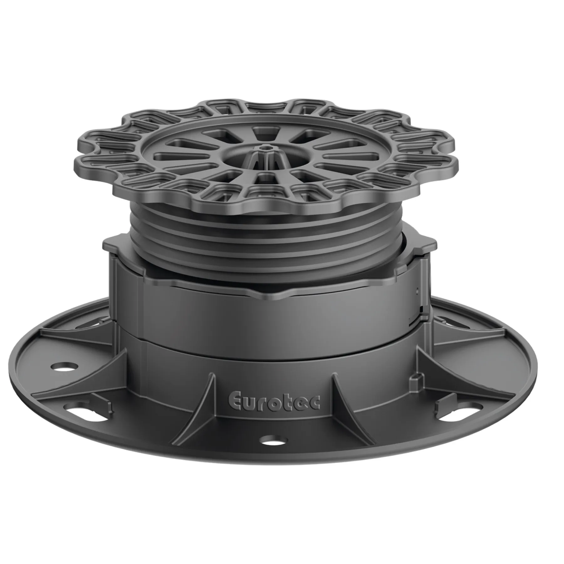 PRO M 53-82MM FORHØJELSESPROFIL 19X8X19CM SORT 1 STK>Eurotec New