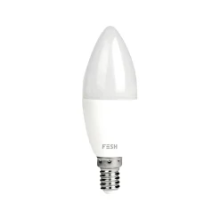 Smart Belysning ^ FESH SMART HVID LED PÆRE E14 KERTE 5W