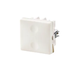 Stikkontakter & Afbrydere ^ FESH SWITCH CURVELINE 1 POL - 1,0 MODUL AFBRYDER HVID