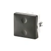 Stikkontakter & Afbrydere ^ FESH SWITCH CURVELINE KRYDSNING - 1,0 MODUL AFBRYDER KOKSGRÅ
