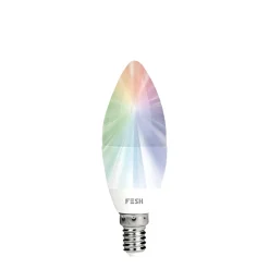 SMART MULTICOLOR LED PÆRE E14 KERTE 5W>FESH Outlet