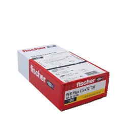 Skruer ^ FISCHER FFS KARMSKRUE 7,5X72 100 STK.