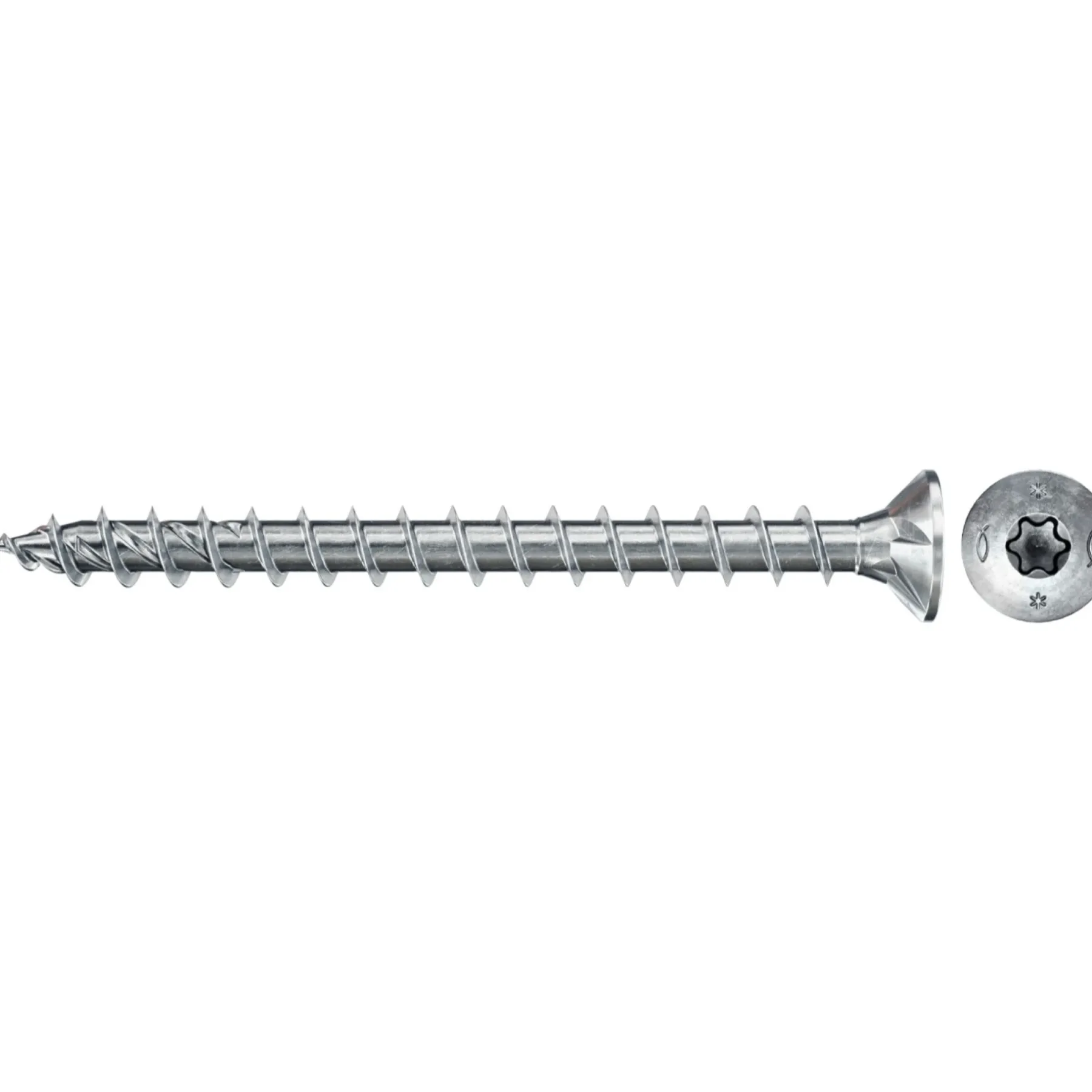 Skruer ^ FISCHER FPF II CT SPÅNSKRUE 4,0X40 ELFORZINKET 15 STK.