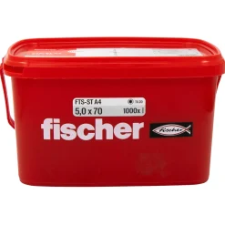 Skruer ^ FISCHER FTS-ST TERRASSESKRUE 5,0X70 1000 STK.