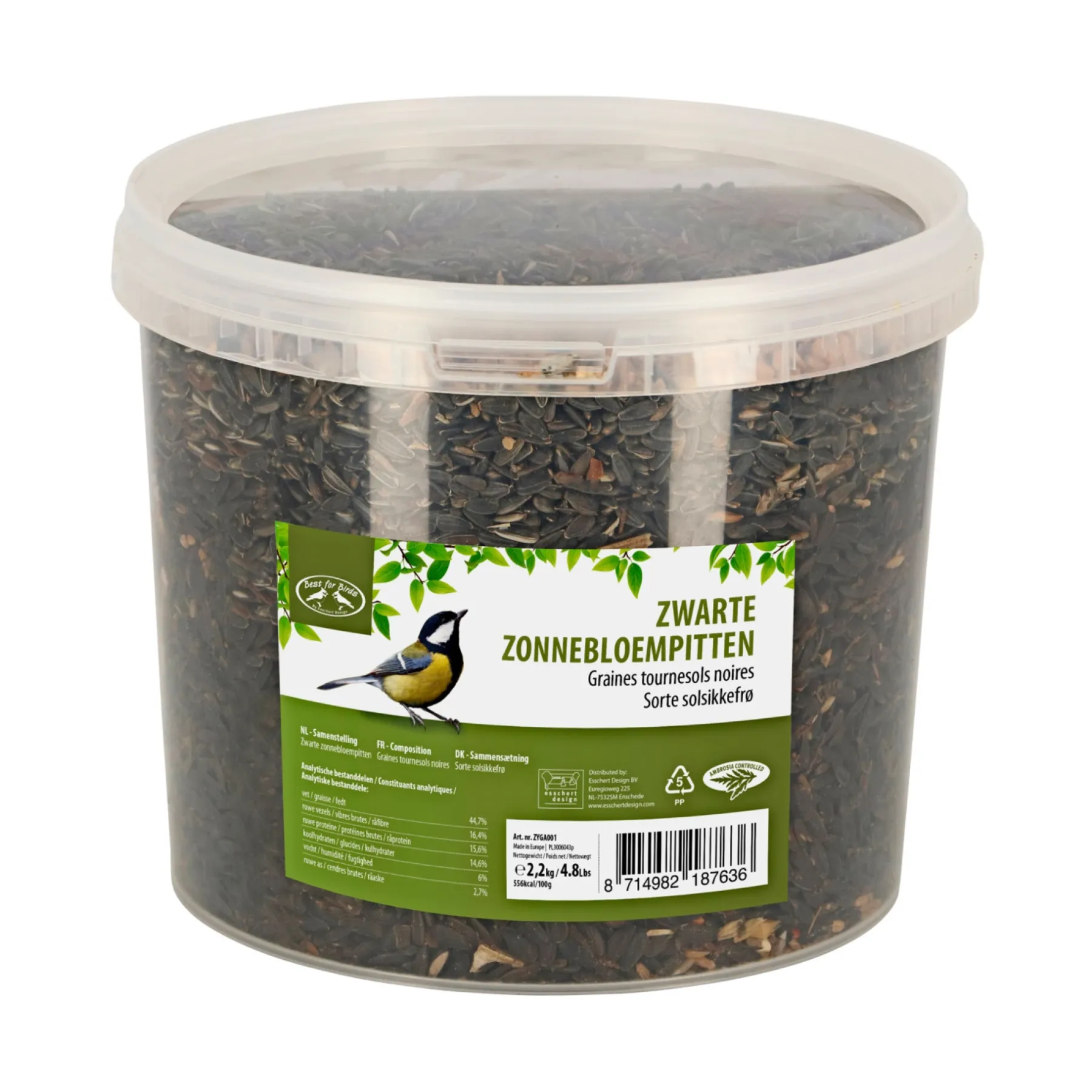 Fuglefoder ^ Garden Life SOLSIKKEFRØ 2,2 KG
