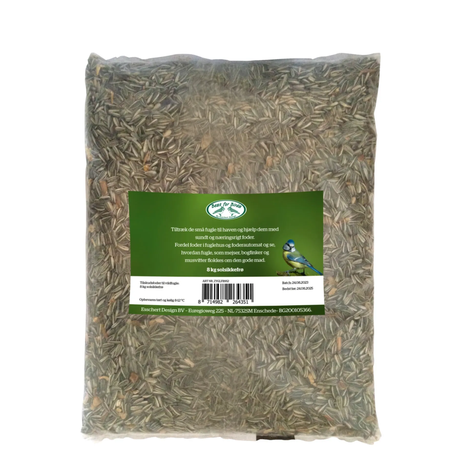 Fuglefoder ^ Garden Life SOLSIKKEFRØ 8 KG