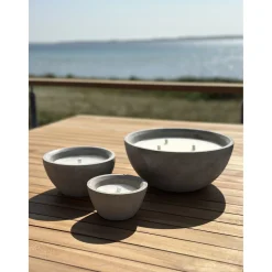 Haveindretning ^ Garden Life UDENDØRS STEARINLYS BETON GRÅ Ø27,8XH 13,7 CM