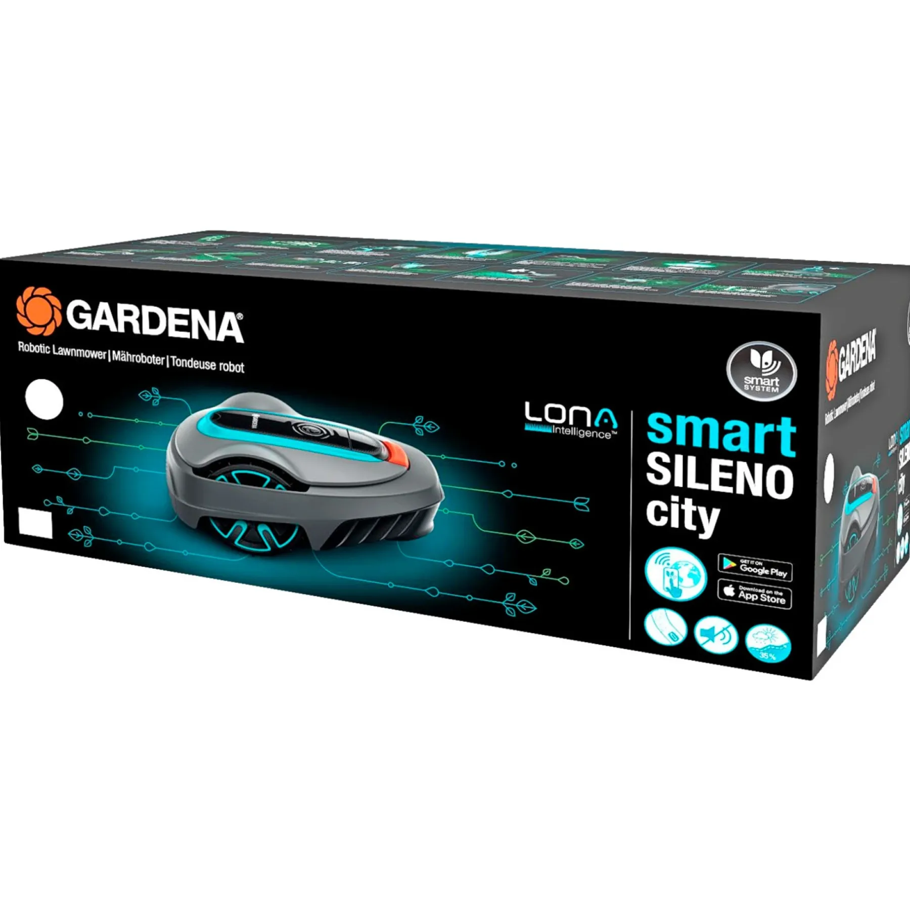 SMART SILENO CITY 600 LONA ROBOTPLÆNEKLIPPER 600 M2>Gardena New