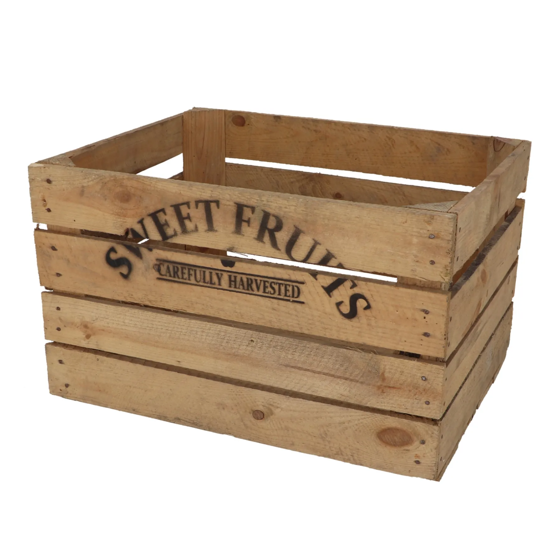 ÆBLEKASSE TRÆ NATUR 40,2X51,31,2>Garden Life Clearance