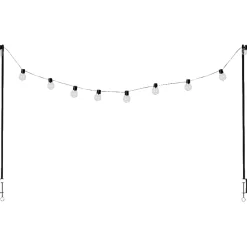 DEKOSTANG TIL LYSKÆDE STÅL SORT L220 CM>GardenLife Online
