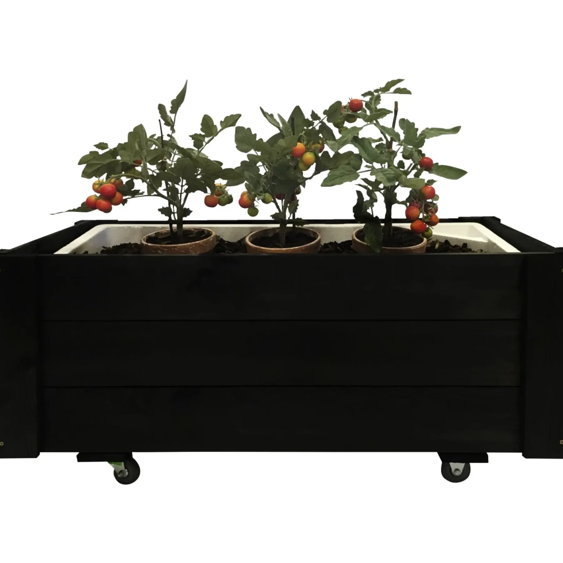 KAPILÆRKASSESKJULER SORT>Garden Life Outlet