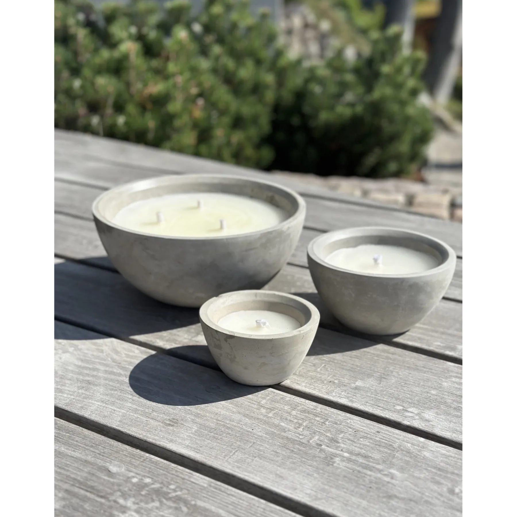UDENDØRS STEARINLYS BETON GRÅ Ø12,8XH 8,2 CM>Garden Life Online