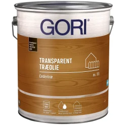 Træolie ^ Gori 111 CEDERTRÆ OLIE 5 L TRANSPARENT
