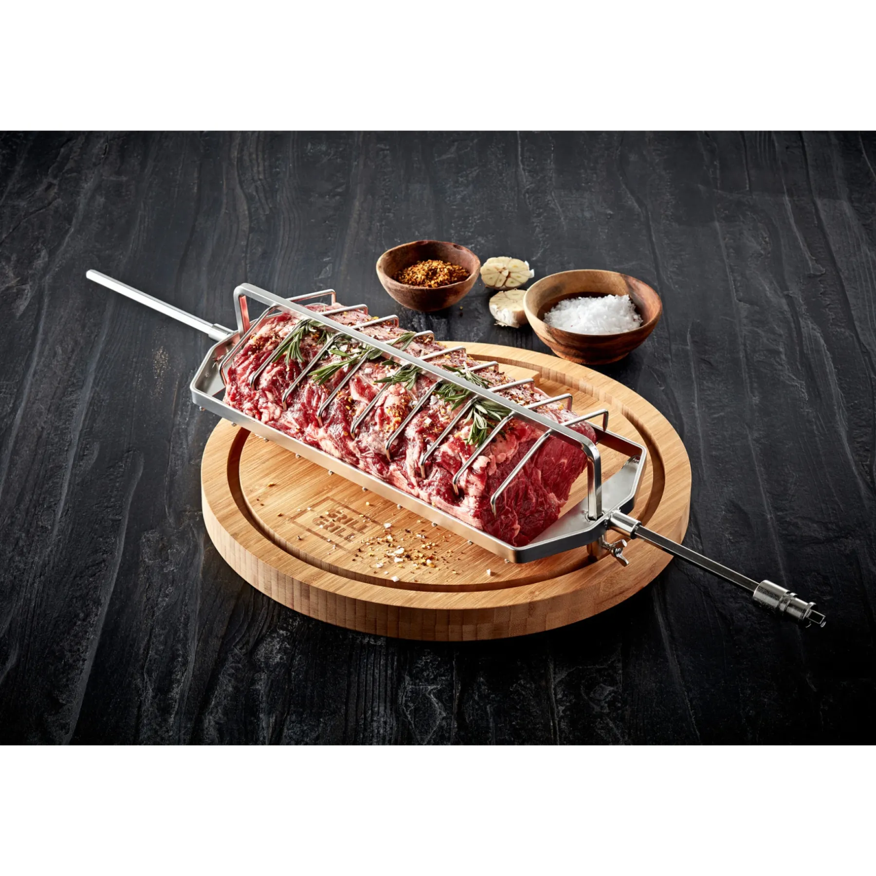 Grilltilbehør ^ GrillGrill ROTISSERI STEGEKURV