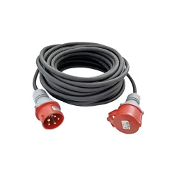 Ledninger ^ Gripo CEE KABELSÆT M/JORD 400V 5X1,5MM² 20 M