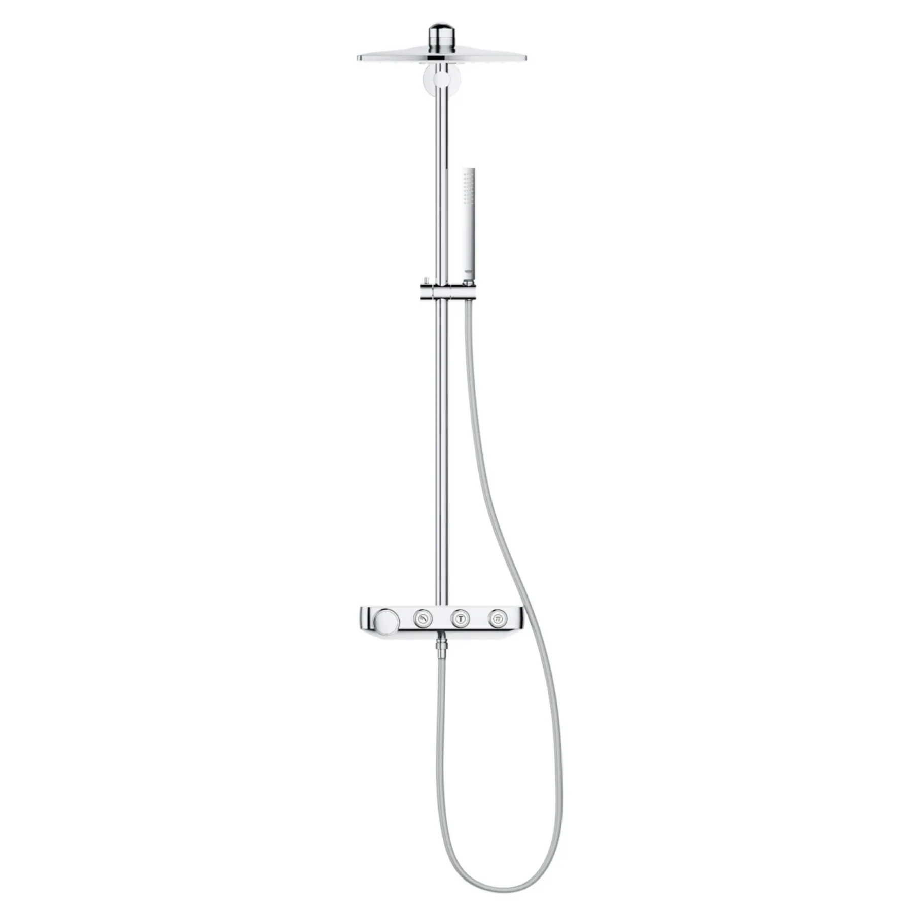 Brusestangssæt ^ Grohe EUPHORIA SMARTCONTROL 310 CUBE DUO BRUSESYSTEM KROM