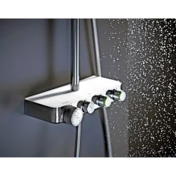 Brusestangssæt ^ Grohe EUPHORIA SMARTCONTROL 310 CUBE DUO BRUSESYSTEM KROM