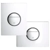 Tilbehør Toiletter ^ Grohe NOVA COSMOPOLITAN 38765000 BETJENINGSPLADE KROM