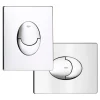 Tilbehør Toiletter ^ Grohe SKATE AIR 38505000 BETJENINGSPLADE KROM