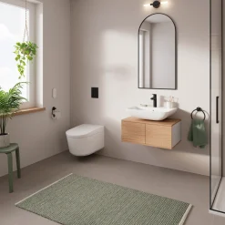 Tilbehør Badeværelse ^ Grohe START QUICKFIX TOILETPAPIRHOLDER MAT SORT