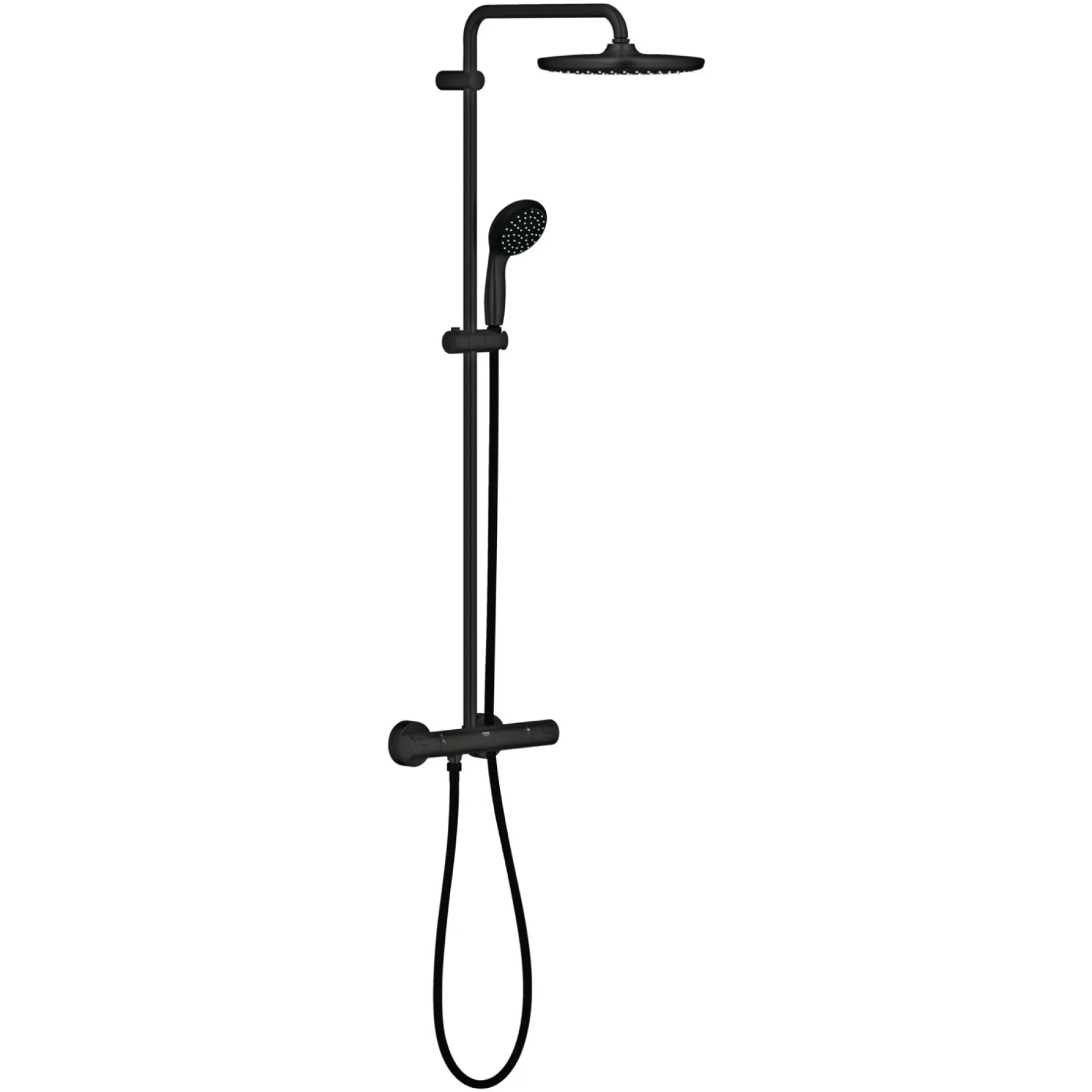 Brusestangssæt ^ Grohe VITALIO START 250 BRUSESYSTEM MAT SORT