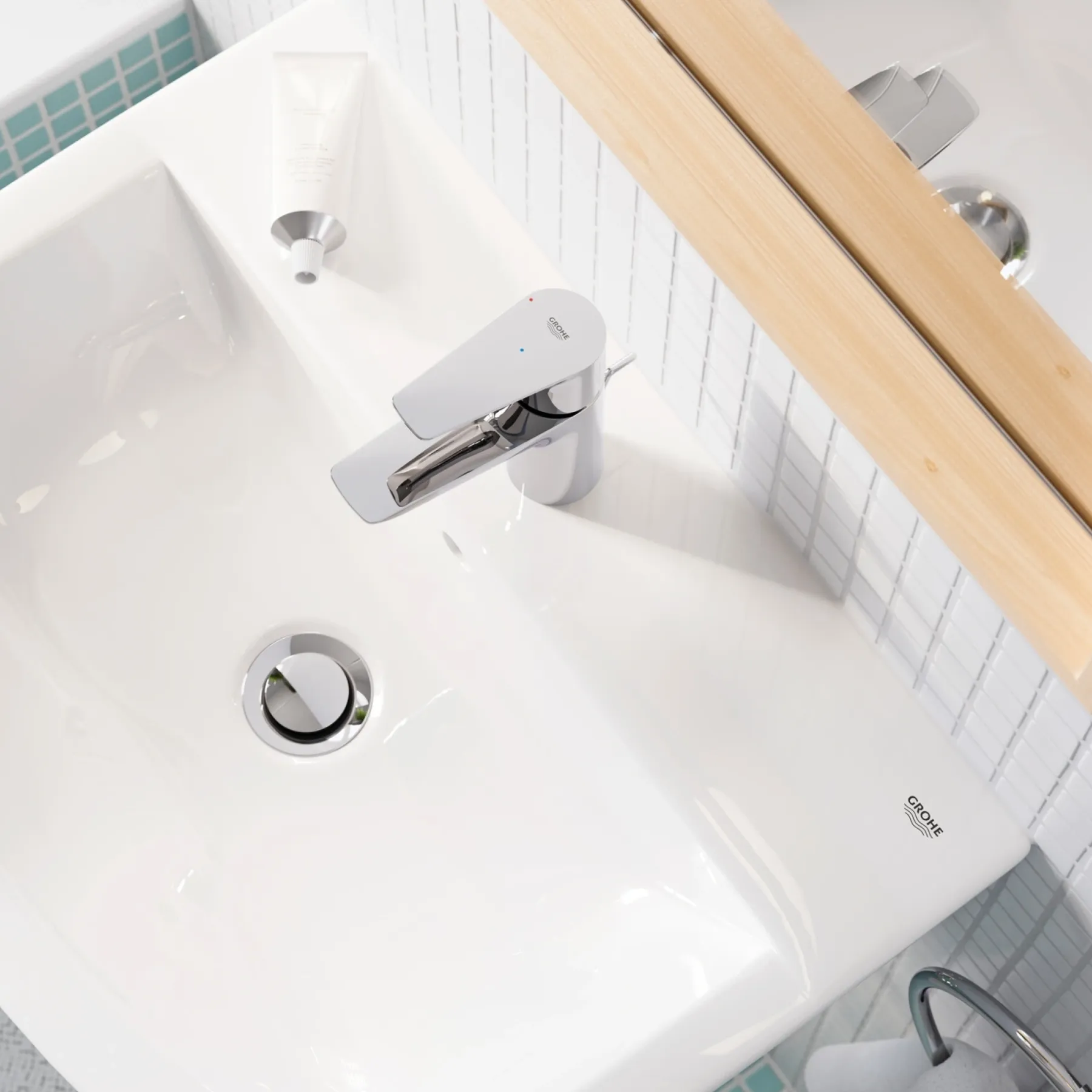 START EDGE QUICKFIX, S-SIZE HÅNDVASKARMATUR 1-GREB KROM>Grohe Clearance
