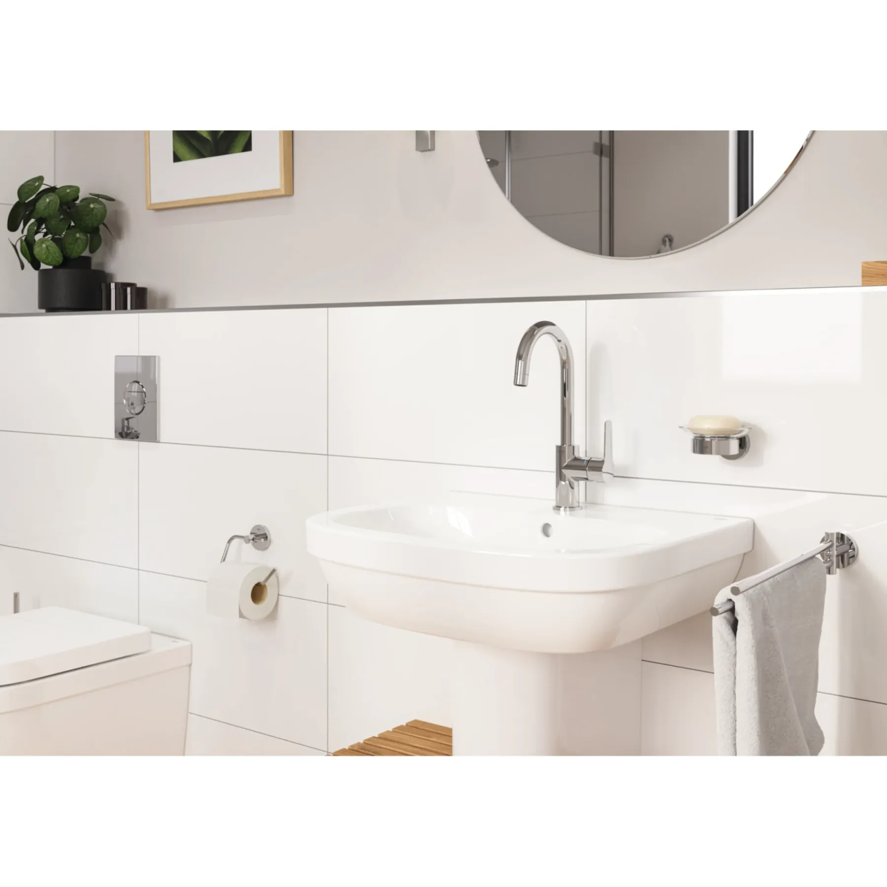 START QUICKFIX HÅNDKLÆDEHOLDER KROM>Grohe New
