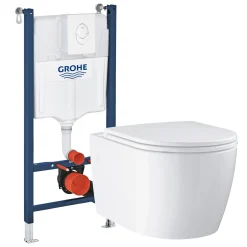 START RAPID SL, ROUND CERAMIC VÆGHÆNGT TOILET>Grohe Sale