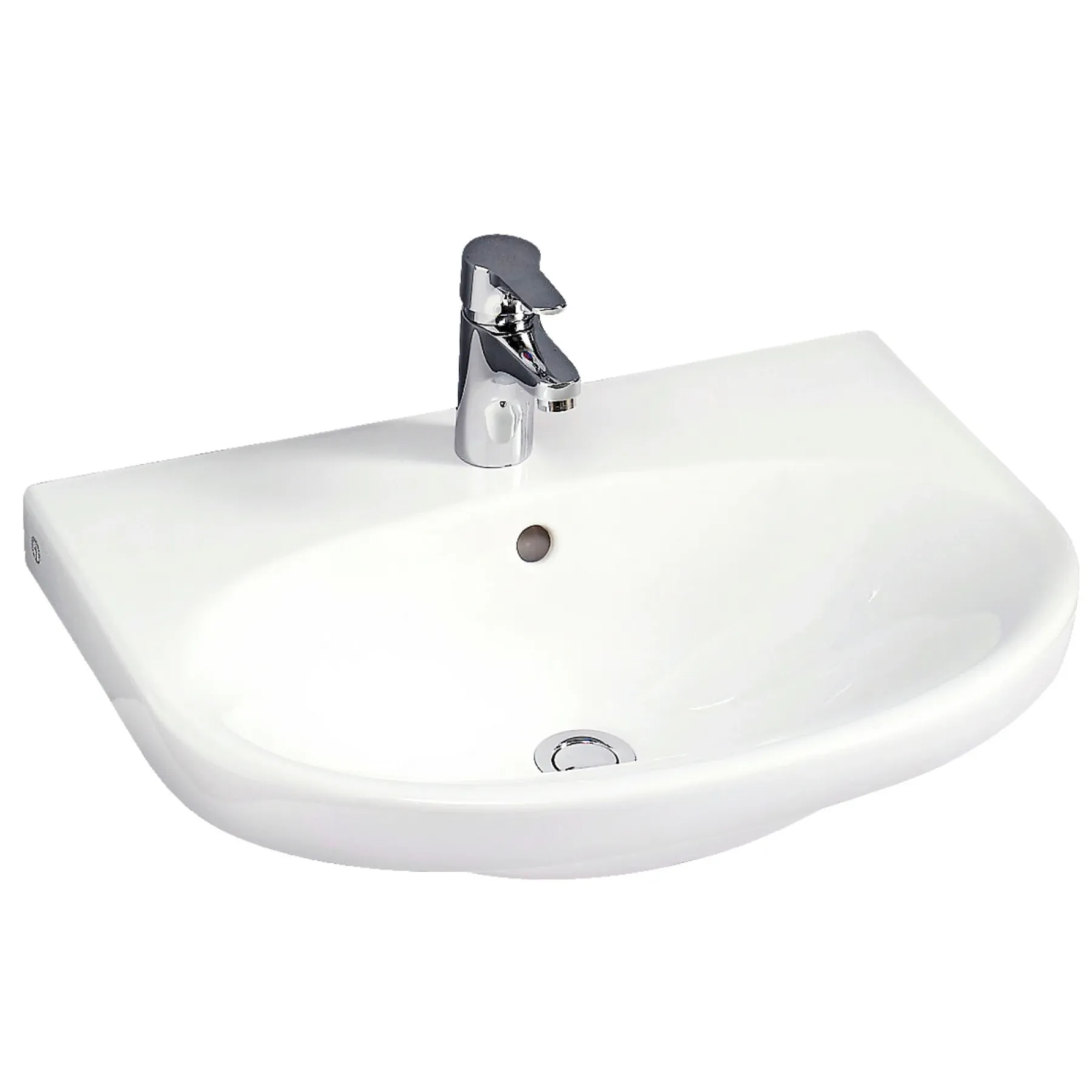 Håndvaske ^ Gustavsberg NAUTIC NAUTIC 5560 HÅNDVASK 60 CM HVID