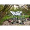Drivhuse ^ Halls ICON 8 GARDENHOUSE EKSKL. SOKKEL HÆRDET GLAS GRØN 13,0 M2