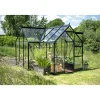 ICON 6 GARDENHOUSE EKSKL. SOKKEL HÆRDET GLAS SORT 8,6 M2>Halls Outlet