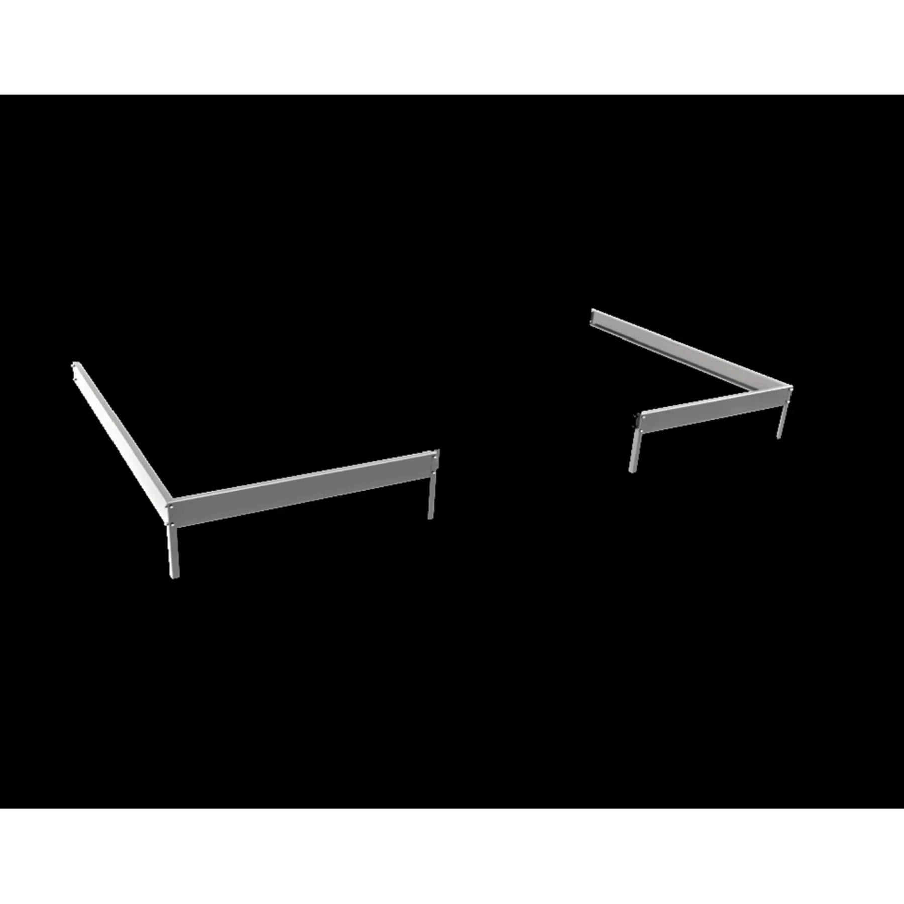 LEAN-TO 612 STÅLFUNDAMENT SORT 7,1 M2>Halls Clearance