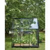 QUBE 66 DRIVHUS 3 MM HÆRDET GLAS HELE BANER SORT 3,9 M2>Halls Hot