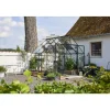 QUBE+ 88 DRIVHUS 3 MM HÆRDET GLAS HELE BANER SORT 6,6 M2>Halls New