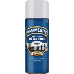 Spraymaling ^ Hammerite GLAT-EFFEKT METALMALING 400 ML SØLV