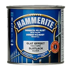 GLAT-EFFEKT METALMALING 250 ML SØLV>Hammerite Clearance