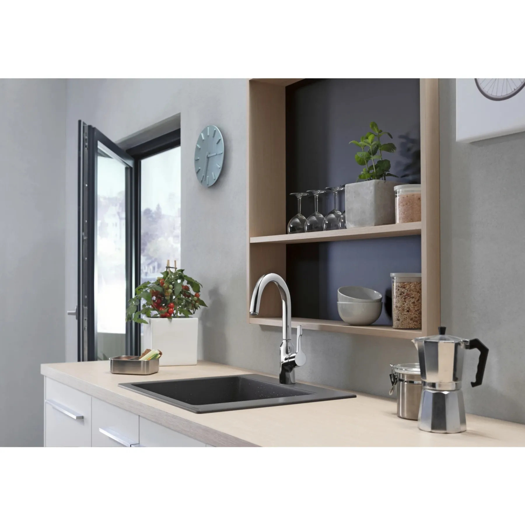 Køkkenarmaturer ^ Hansgrohe KØKKENARMATUR KROM