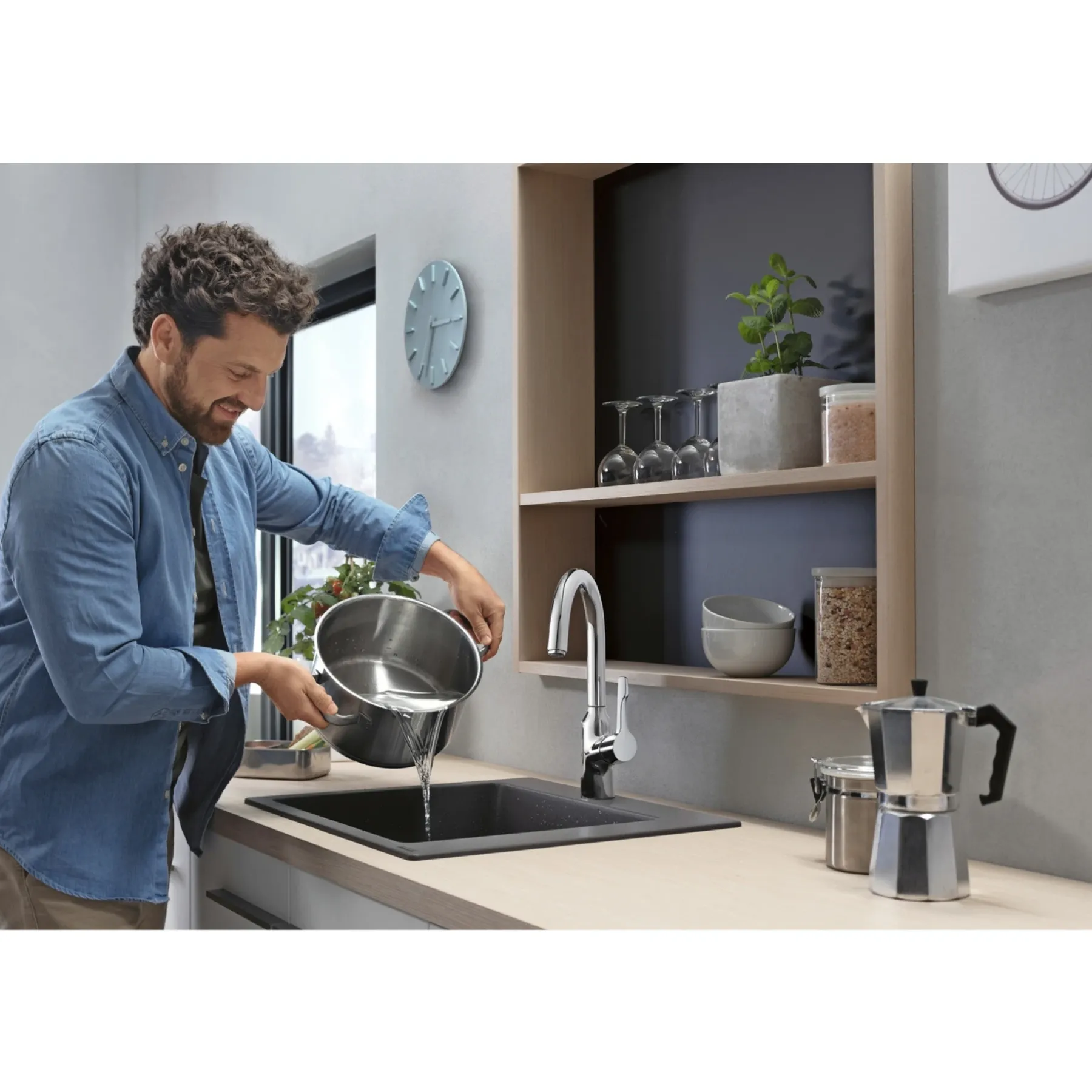 Køkkenarmaturer ^ Hansgrohe KØKKENARMATUR KROM