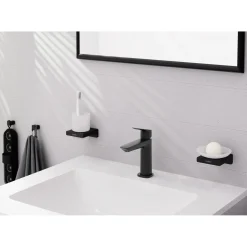 Vandhane ^ Hansgrohe LOGIS 110 FINE HÅNDVASKARMATUR 1-GREB MAT SORT