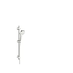 Brusestangssæt ^ Hansgrohe MYSELECT S VARIO BRUSERSTANGSÆT HVID/FORKROMET