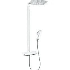 Brusestangssæt ^ Hansgrohe RAINDANCE SELECT E360 BRUSESYSTEM HVID/FORKROMET