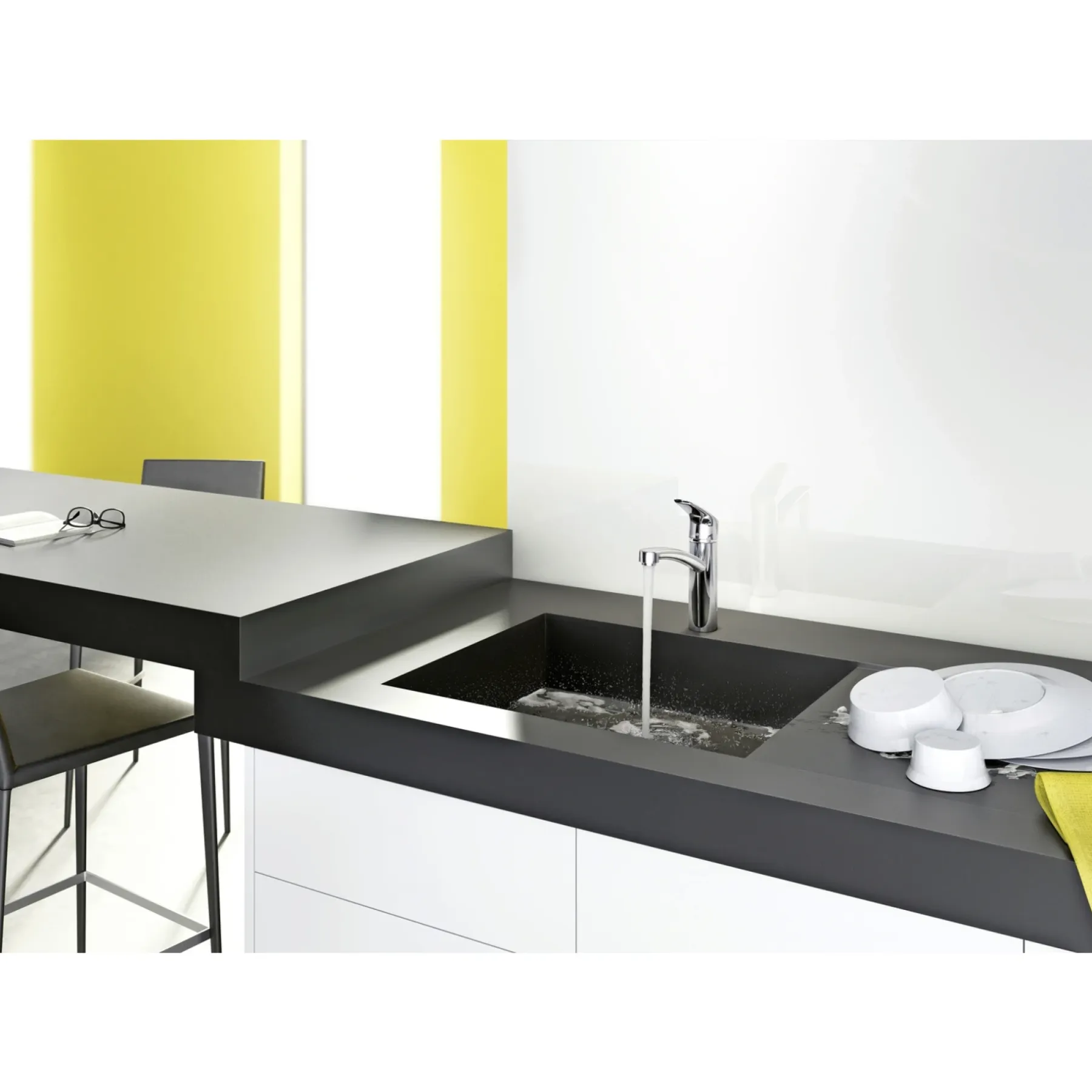 FOCUS KØKKENARMATUR FORKROMET>Hansgrohe New