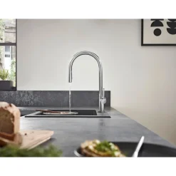 TALIS M54 210 KØKKENARMATUR KROM>Hansgrohe Online