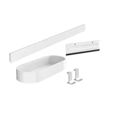 Tilbehør Bad ^ Hansgrohe WALLSTORIS TILBEHØR TIL BRUSER MAT HVID