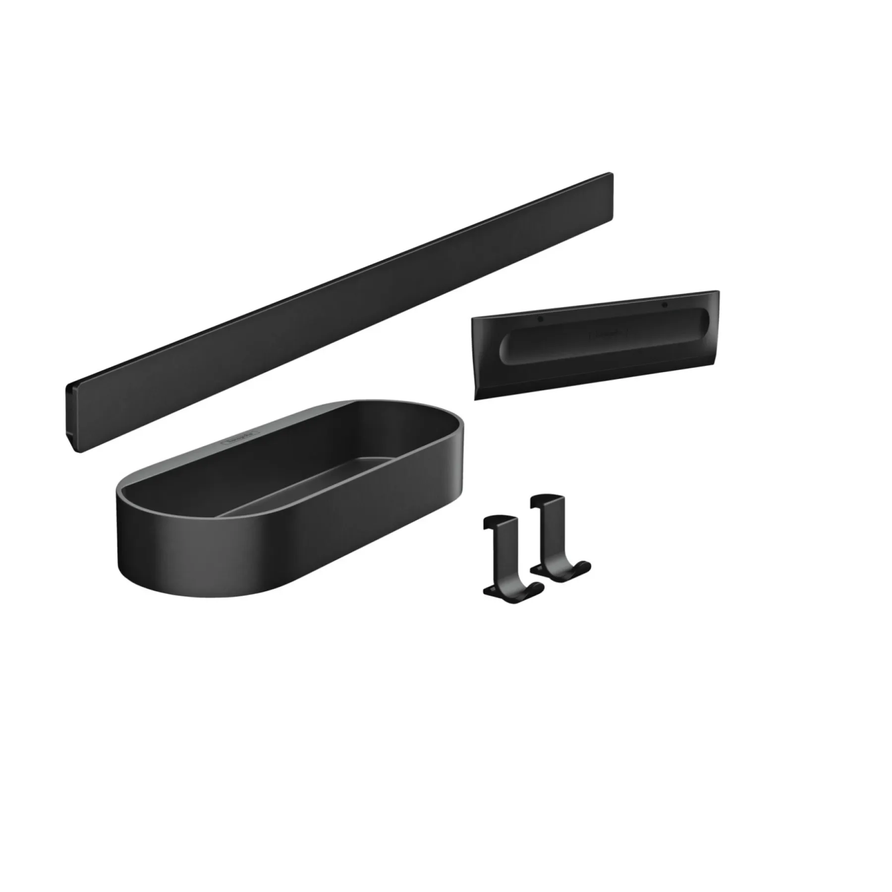 WALLSTORIS TILBEHØR TIL BRUSER MAT SORT>Hansgrohe Online