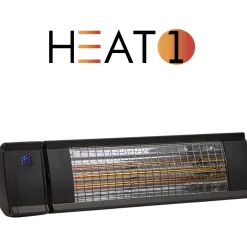 Terrassevarmere ^ Heat1 212-315 TERRASSEVARMER SORT 660/2000 W